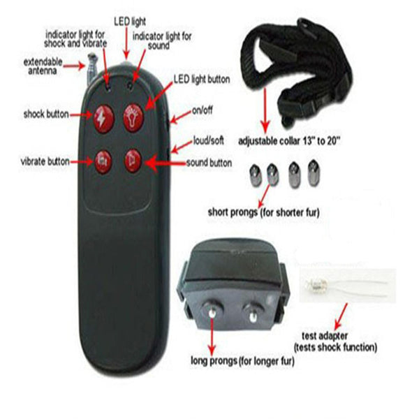 Dog Trainer Remote Anti-bark Pet Dog Training Collar (Waterproof Rechargeable)