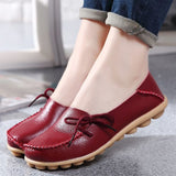 10 colors! Women Genuine leather mother shoes Moccasins women's soft Leisure flats female driving shoes loafers