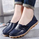 Large size genuine leather Women shoes mother shoes girls lace-up fashion casual shoes comfortable breathable women flats SDC179