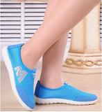 Women cool mesh breathable shoes female sport and outdoor soft bottom shoes lady casual slip on  shoes zapatos de mujer