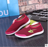 Women cool mesh breathable shoes female sport and outdoor soft bottom shoes lady casual slip on  shoes zapatos de mujer