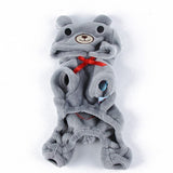Puppy Bear Hoodie Fleece