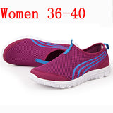 2016 brand mesh breathable Summer shoes women loafers, casual ultralight walking flats New zapatillas trainers shoes size 40-44