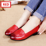 MUYANG MIE MIE Spring And Autumn Women Flats 2017 Fashion Genuine Leather Flat Shoes Woman Soft Casual Loafers Women Shoes