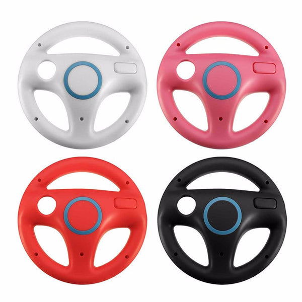 Hot ! New Plastic Steering Wheel For Nintendo for Wii Mario Kart Racing Games Remote Controller Console