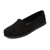 HEE GRAND Women's Flats 2017 Soft Flock Loafers Slip-on Breathable Flats Spring Pregnant Women's Casual Flat Heel Shoes XWD3357