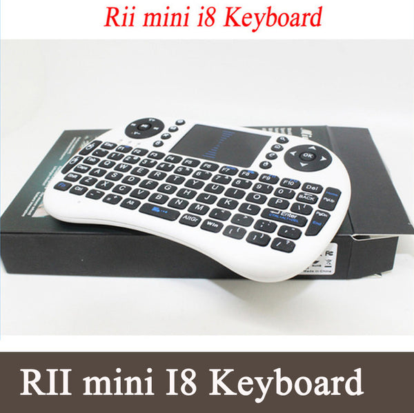 Rii i8 Keyboard English Air Mouse Multi-Media Remote Control Touchpad  for Android TV& Laptop Tablet Mini PC Raspberry Pi 3