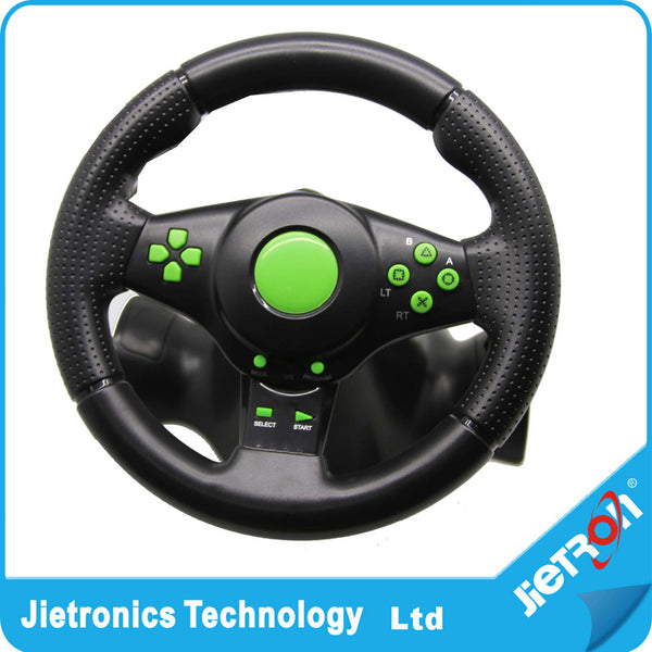 Hot Gaming Vibration Racing Steering Wheel (23cm) and Pedals for XBOX 360 PS3 PC USB