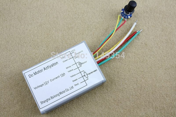 12V 15A DC Motor Speed Control PWM HHO RC Controller  free shipping