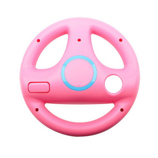 NI5L M-ario K-art Racing Game Steering Wheel For W-ii Pink Free Shipping