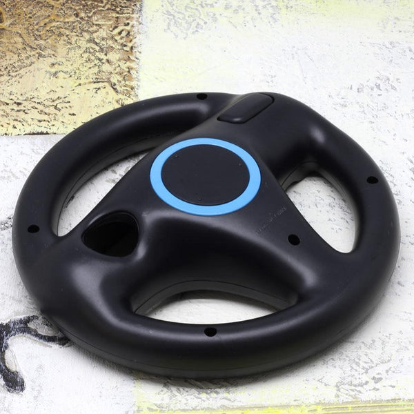 Fashion Steering Wheel Controller Holder For Nintendo Wii Black 360 Degree ABS Cool