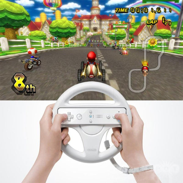 2016 NEW Mario Kart Racing Game Steering Wheel Controller for Wii Remote Game