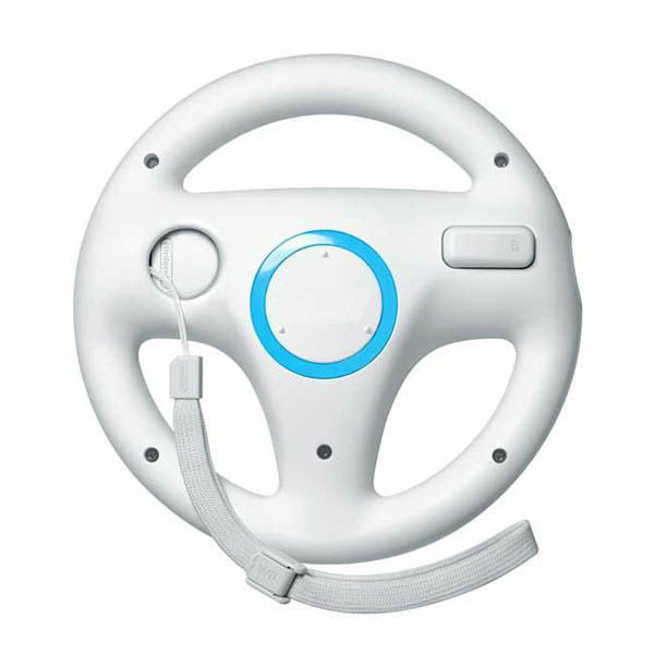 New White Steering Kart Racing Wheel for Nintendo for Wii Remote Controller Game ACC Guarantee 100%