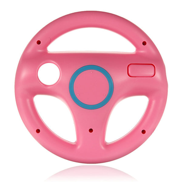 Pink Steering Wheel For Nintendo for Wii Mario Kart Racing Games Remote Controller Console  Wholesale