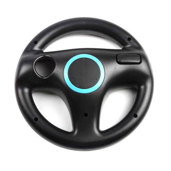 Guarantee 2x pcs White + Black Steering Kart Racing Wheel for Nintendo for Wii Remote Game Free Shipping