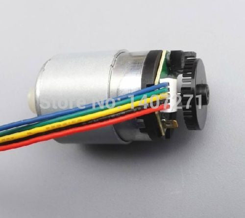 DC motor with encoder Speed gear motor Speed encoder code disk 41 lines  free shipping