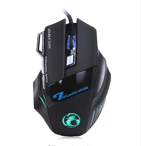 Free shipping Wired Gaming Mouse Mice 7 Buttons Optical Computer Mouse E-Sports USB Mouse For Computer Laptop Raton Ordenador X7