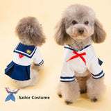 Dog Navy Style Dress Costume