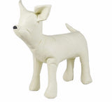 Black/White Dogs Leather Standing