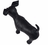 Black/White Dogs Leather Standing