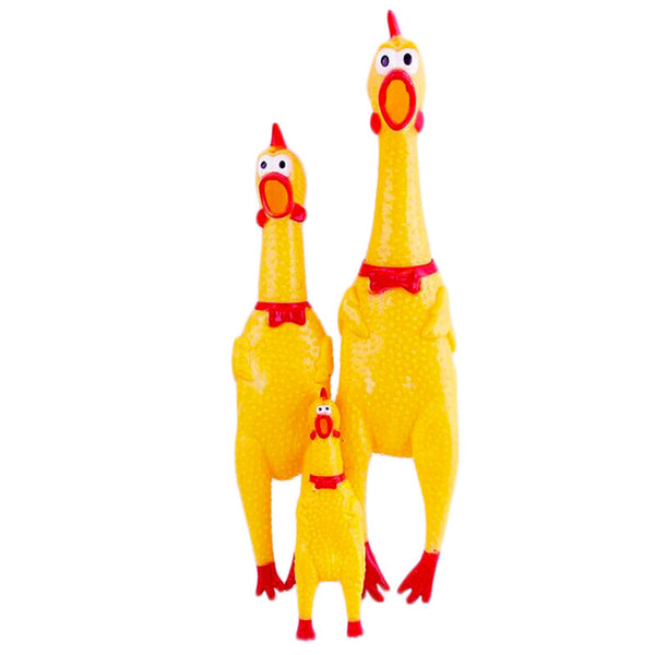 Yellow Chicken Chew Toy - Sport Clearance