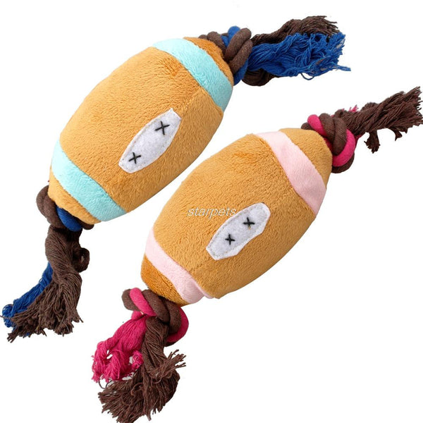 2 Football Cute Cotton Rope Chewing Toy