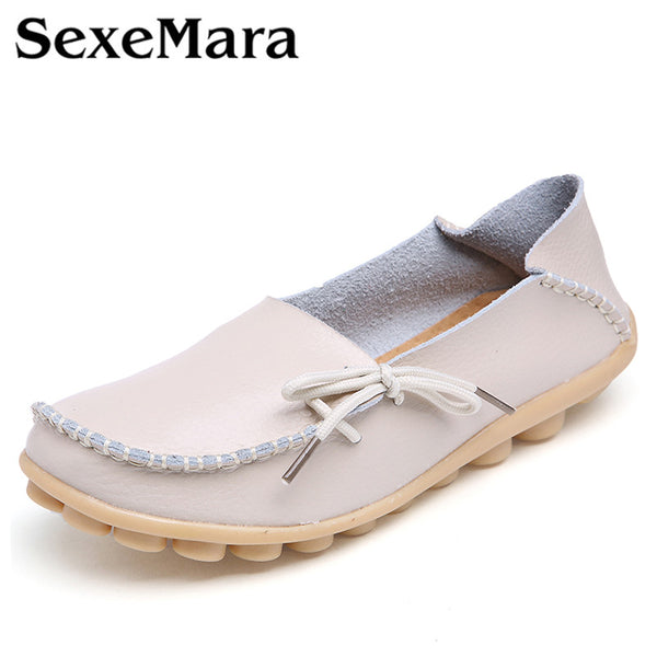 10 colors! Women Genuine leather mother shoes Moccasins women's soft Leisure flats female driving shoes loafers