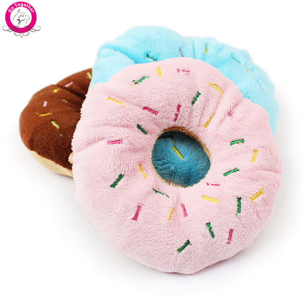 11cm Funny Donuts Pet Dog Chew Toys