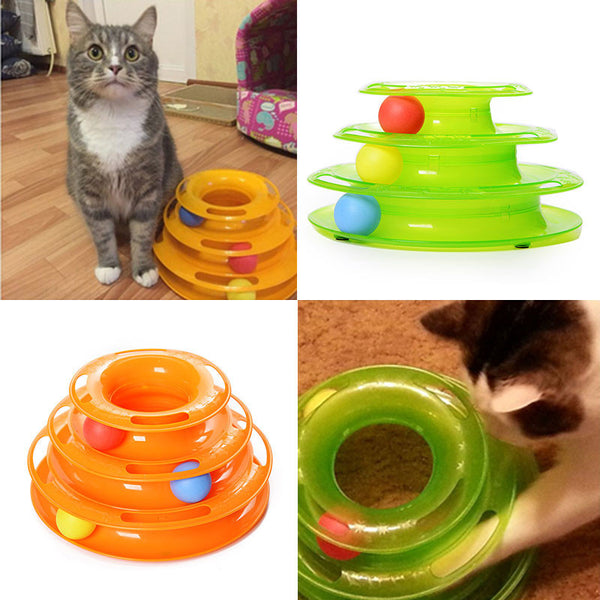 Three Levels Tower Track Balls Toy