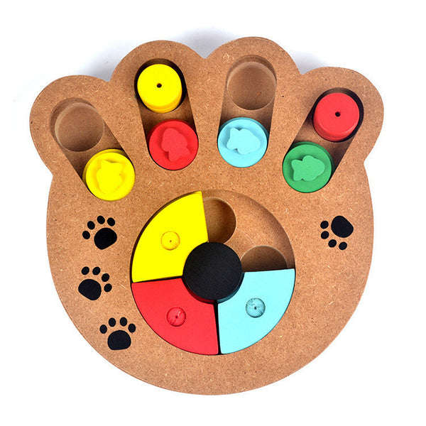 Dog/Cat Food Treated Wooden Toy