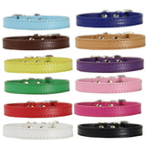 Small Leather Cat Collar - Sport Clearance