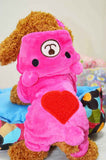 Puppy Bear Hoodie Fleece