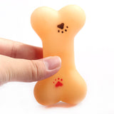 Resistant To Bite - Plastic Rubber Bone Dog