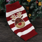 Pets  Christmas Striped Sweater